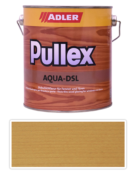 ADLER Pullex Aqua DSL - vodou ředitelná lazura na dřevo 2.5 l Dune ST 06/2