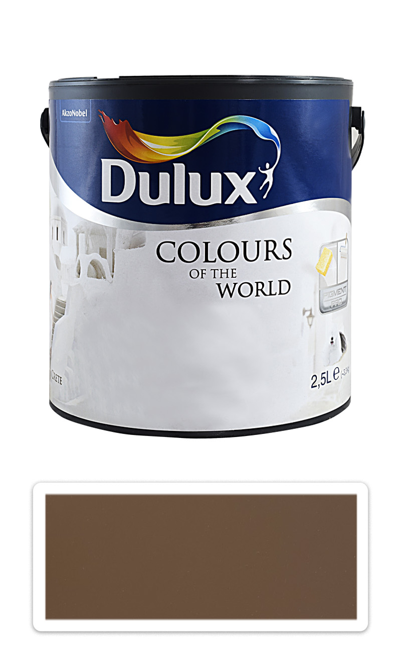 DULUX Colours of the World - matná krycí malířská barva do interiéru 2.5 l Indický palisandr