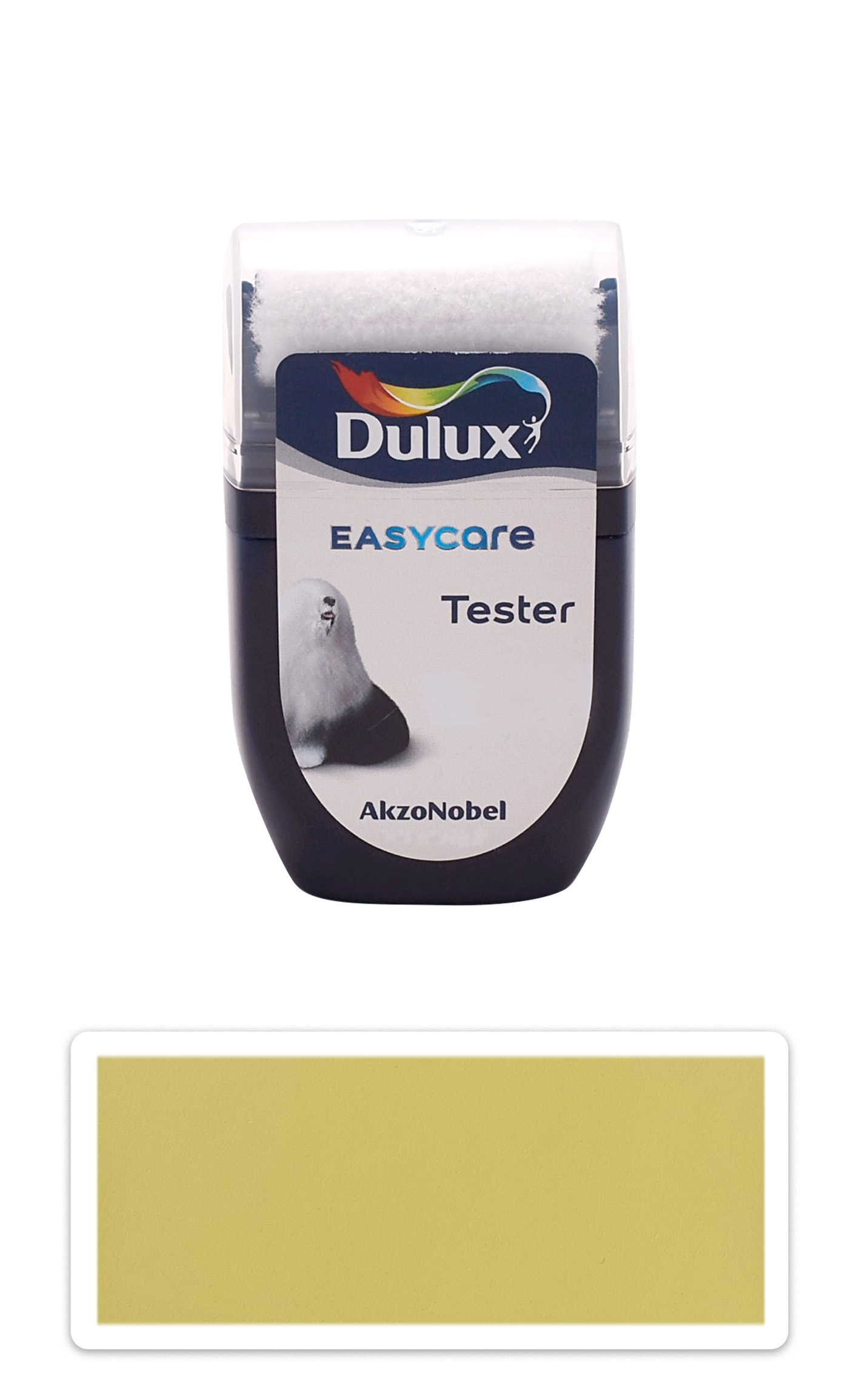 DULUX EasyCare - omyvatelná malířská barva do interiéru 0.03 l Sluneční záře vzorek