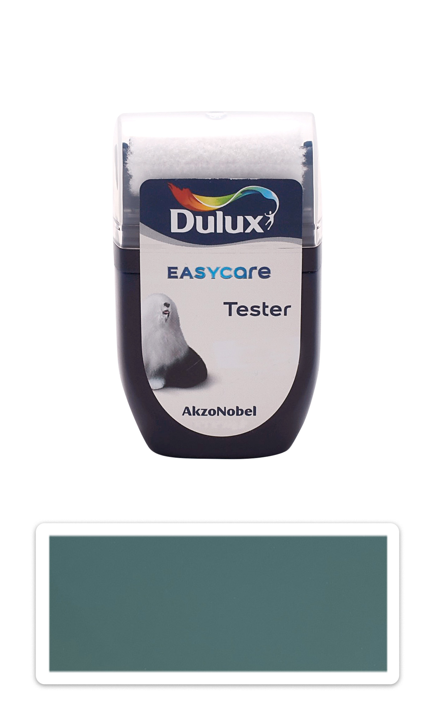 DULUX EasyCare - omyvatelná malířská barva do interiéru 0.03 l Tyrkysová vzorek