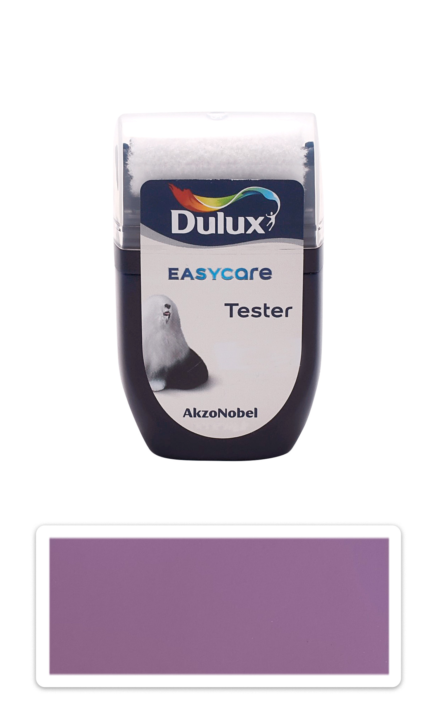 DULUX EasyCare - omyvatelná malířská barva do interiéru 0.03 l Záhon fialek vzorek
