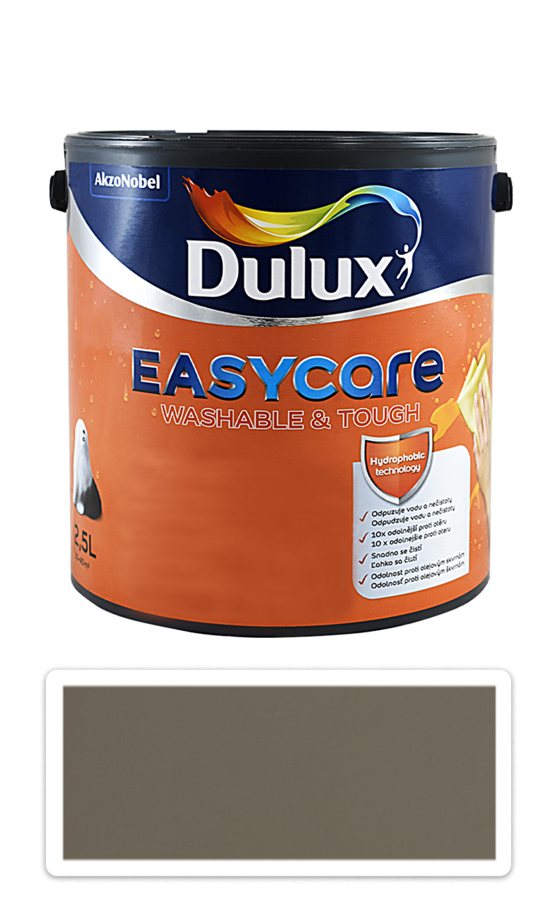 DULUX EasyCare - omyvatelná malířská barva do interiéru 2.5 l Čokoládový dort