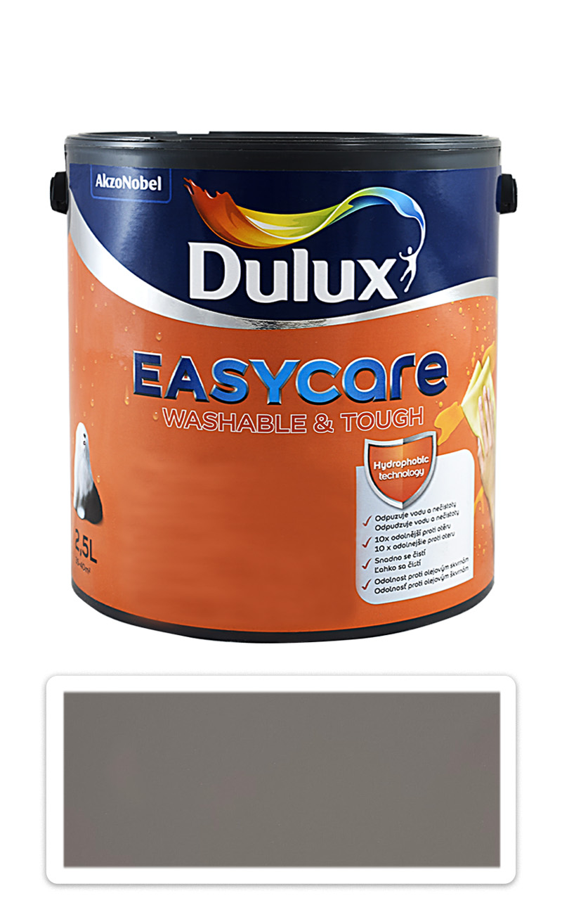 DULUX EasyCare - omyvatelná malířská barva do interiéru 2.5 l Tvrdý ořech