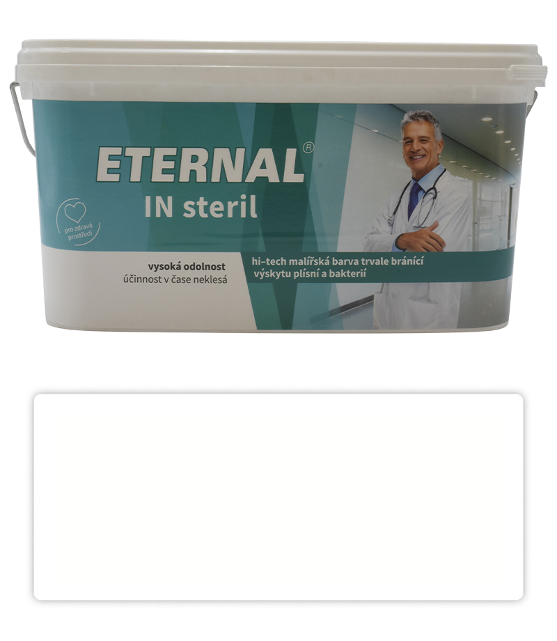 ETERNAL IN Steril - malířská barva proti napadení plísní a bakteriemi 4 l Bílá