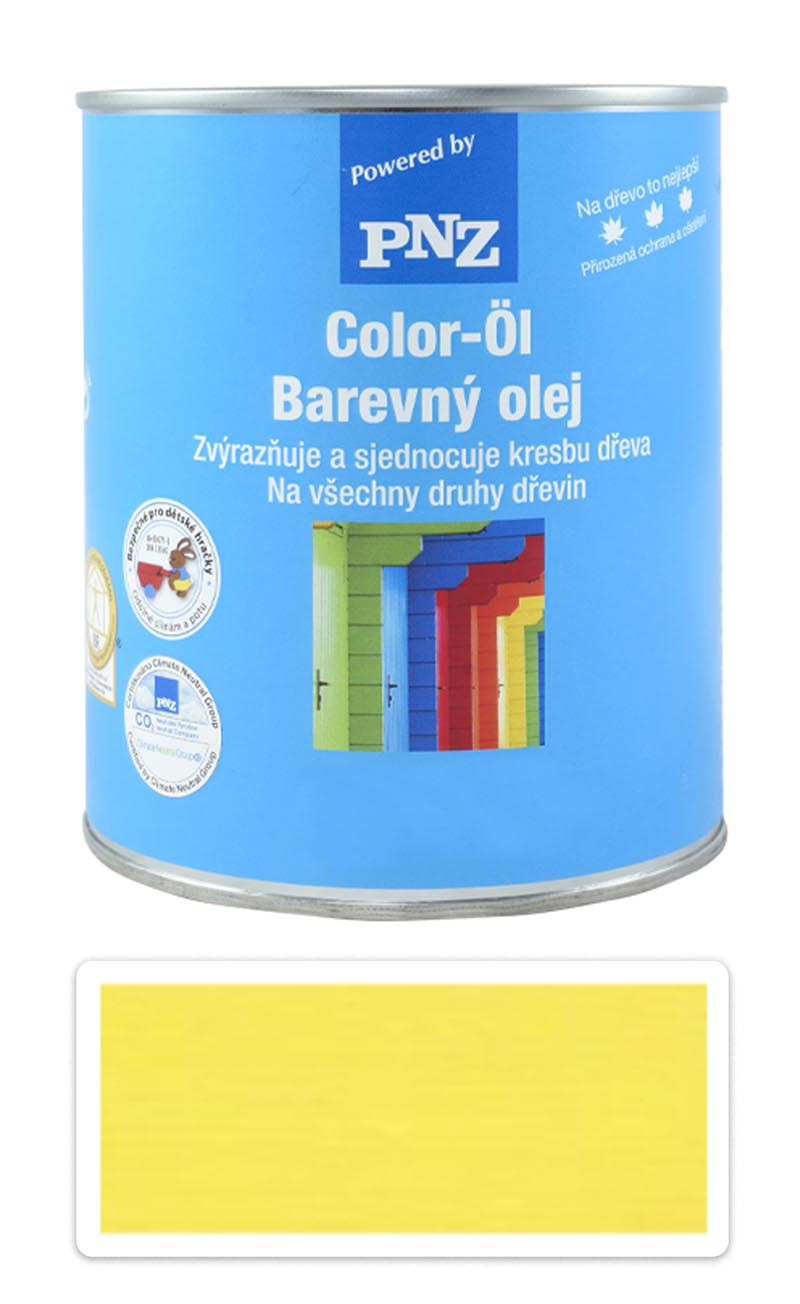 PNZ Barevný olej 0.75 l Řepkově žlutý
