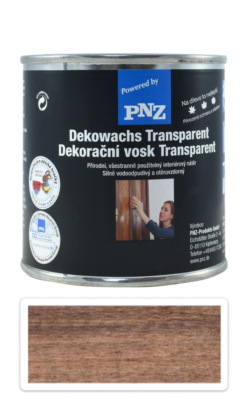 PNZ Dekorační vosk Transparent 0.25 l Eben