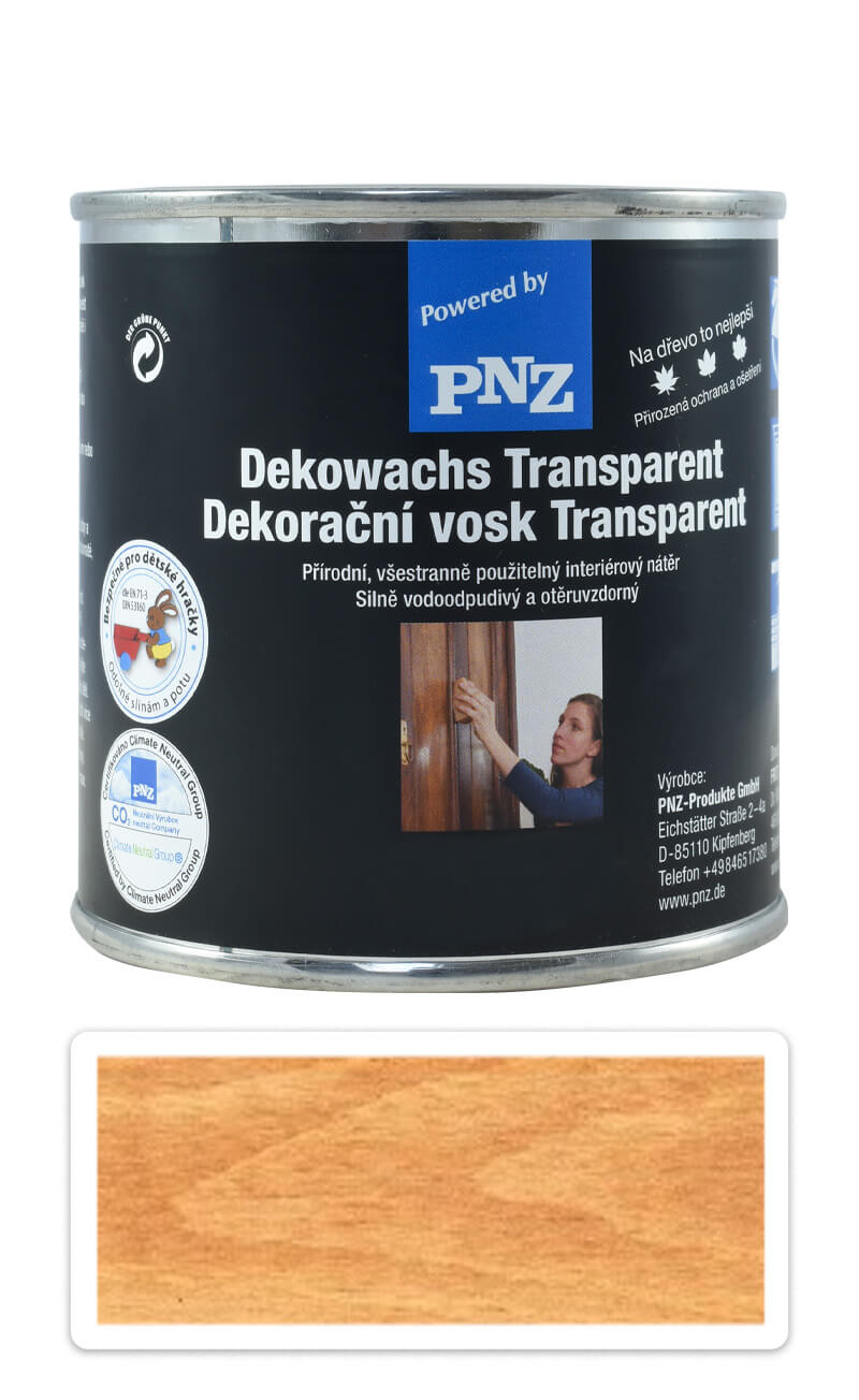 PNZ Dekorační vosk Transparent 0.25 l Zlatý javor