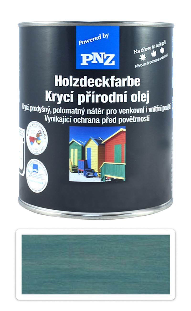 PNZ Krycí přírodní olej 0.75 l Tyrkysová modř