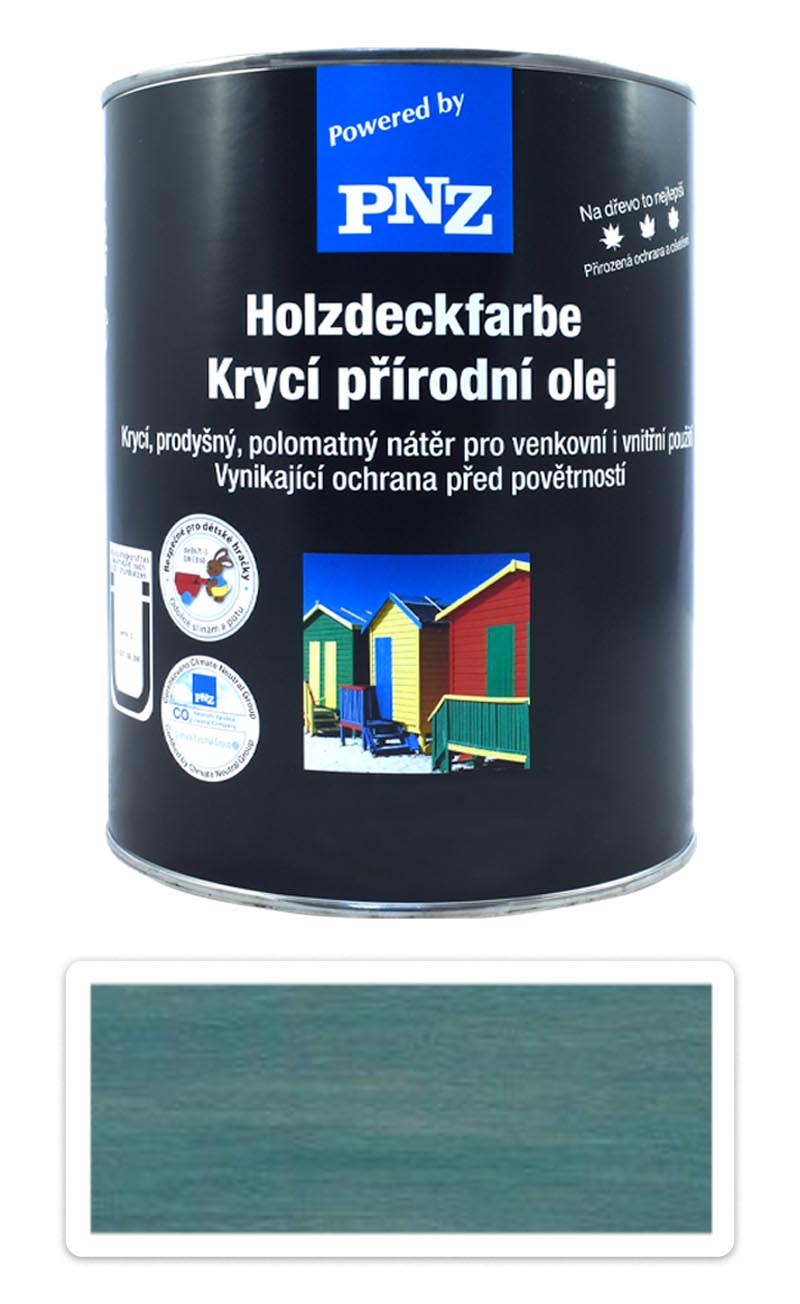 PNZ Krycí přírodní olej 2.5 l Tyrkysová modř