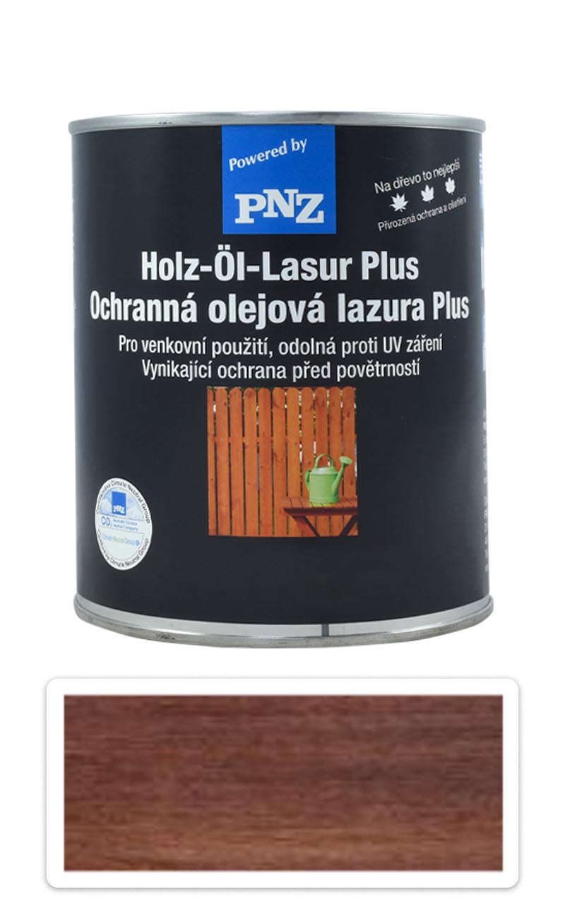 PNZ Ochranná olejová lazura Plus 0.75 l Palisander