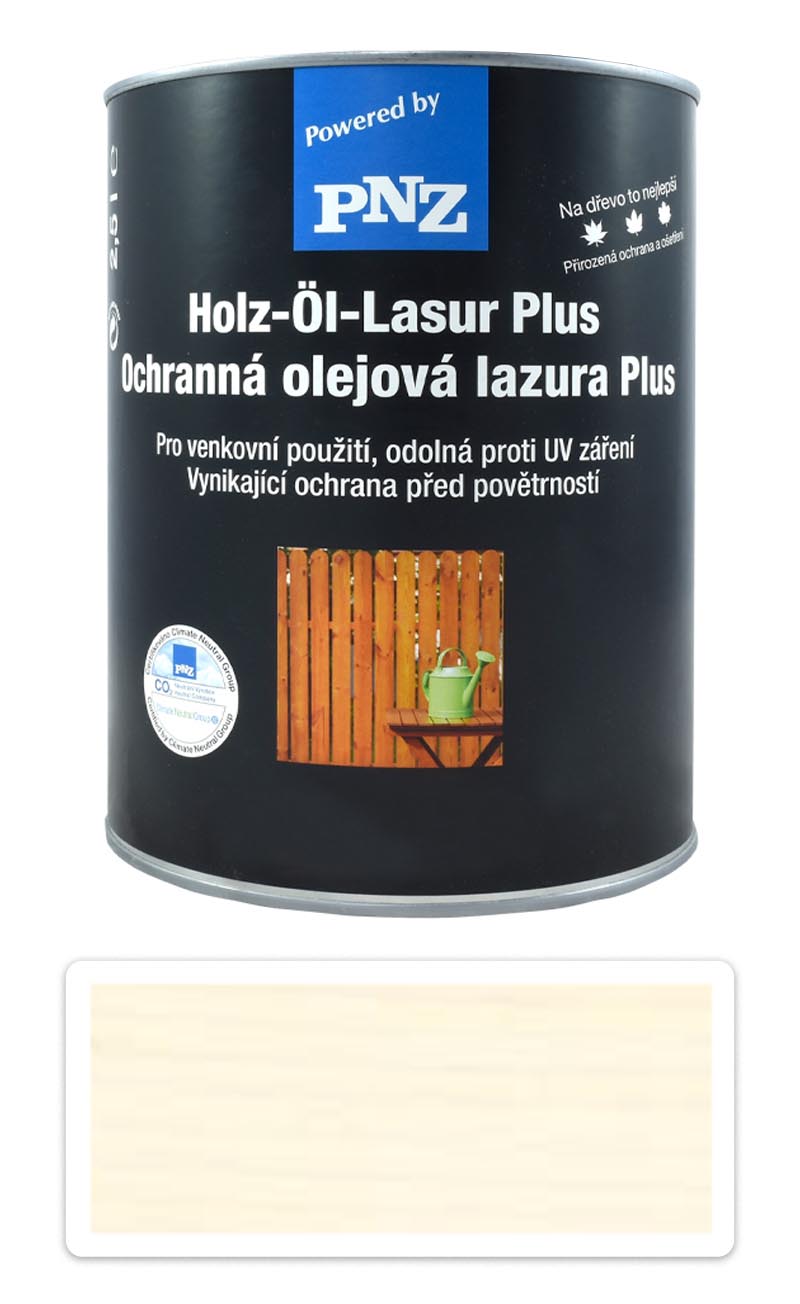 PNZ Ochranná olejová lazura Plus 2.5 l Bílý