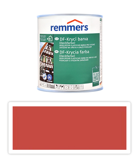 REMMERS DF - Krycí barva 0.1 l Schwedischrot / Švédská červená