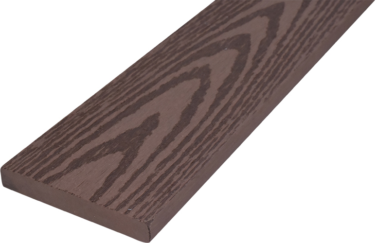WPC dřevoplastové plotovky rovné LamboDeck 13x90x1000 - Brownish Red
