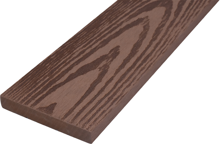 WPC dřevoplastové plotovky rovné LamboDeck 13x90x1500 - Teak