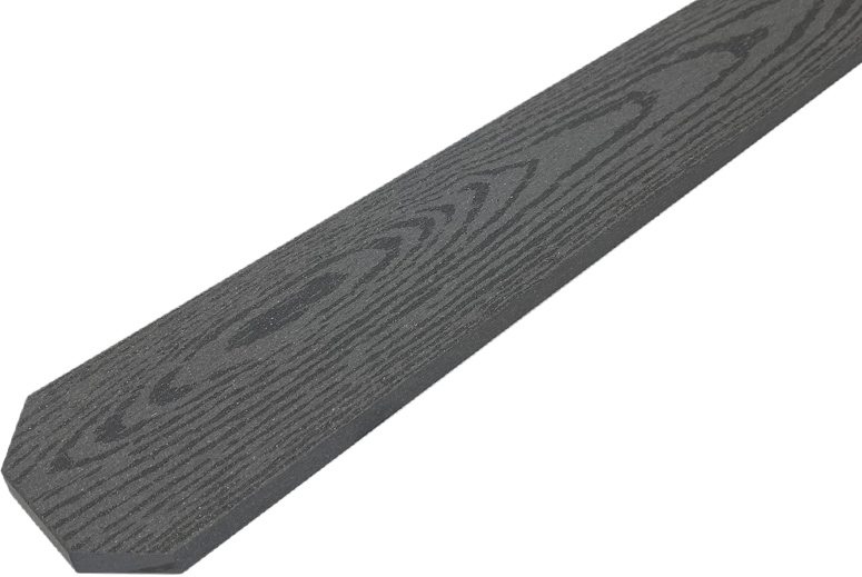 WPC dřevoplastové plotovky tříhranné LamboDeck 13x90x1200 - Stone Grey