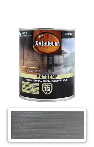 XYLADECOR Extreme - prémiová olejová lazura na dřevo 0.75 l Platan