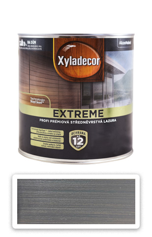 XYLADECOR Extreme - prémiová olejová lazura na dřevo 2.5 l Platan