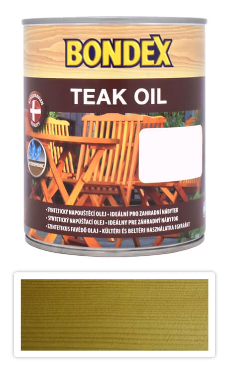 BONDEX Teak Oil - přírodní týkový olej 0.75 Bezbarvý