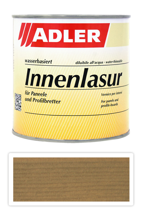 ADLER Innenlasur - vodou ředitelná lazura na dřevo pro interiéry 0.75 l Rennmaus ST 05/1