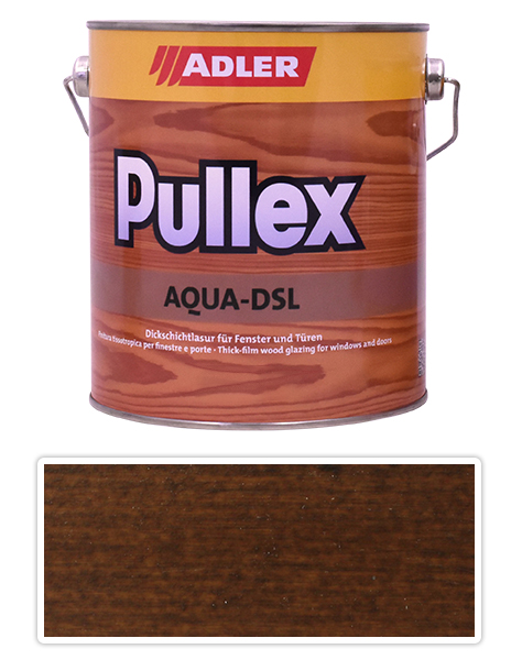 ADLER Pullex Aqua DSL - vodou ředitelná lazura na dřevo 2.5 l Palisandr LW 02/4