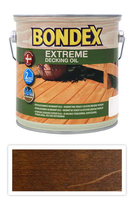 Bondex EXTREME DECKING OIL 2.5l Ořech