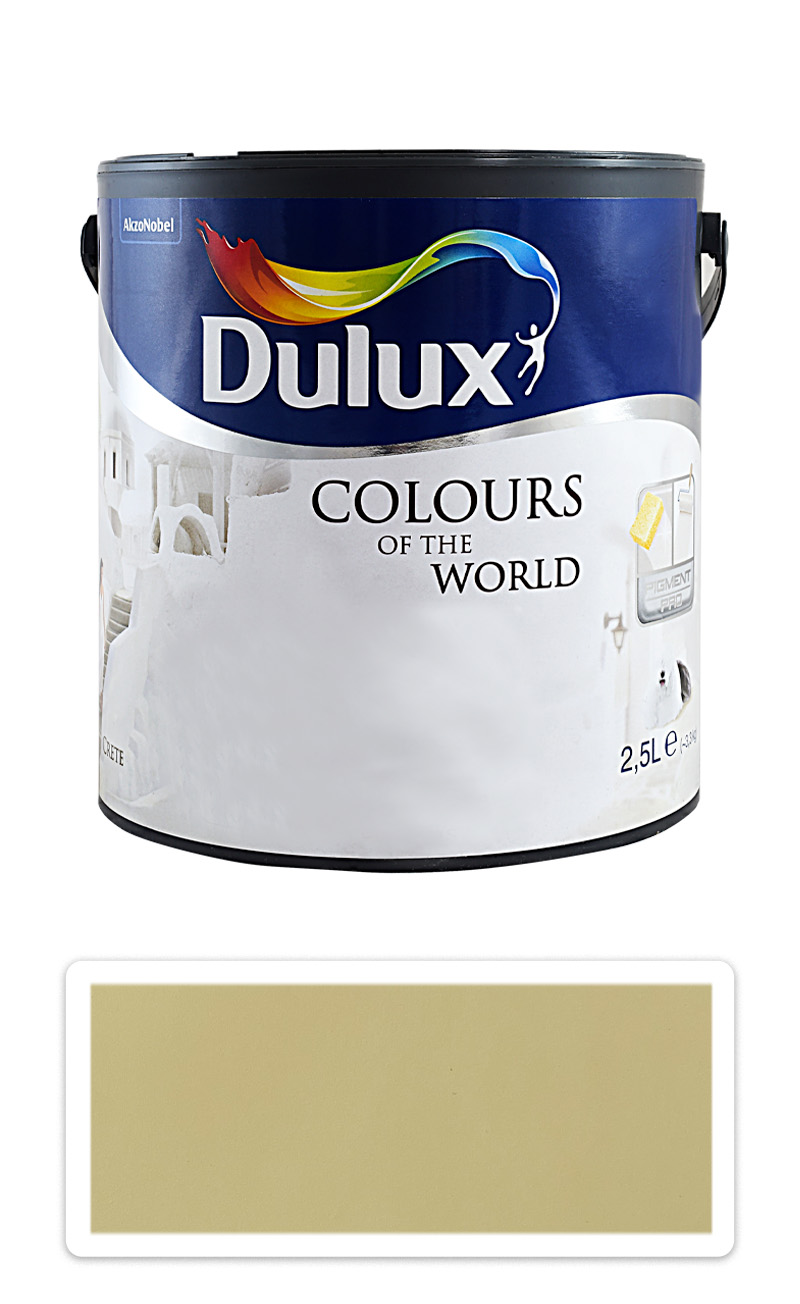 DULUX Colours of the World - matná krycí malířská barva do interiéru 2.5 l Tropické slunce