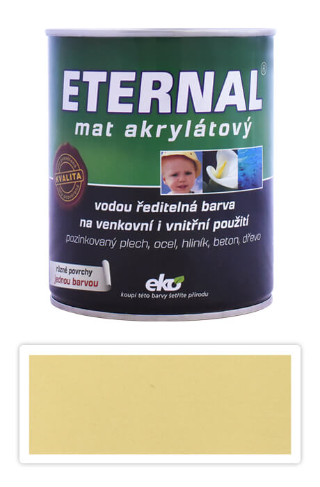 ETERNAL Mat akrylátový - vodou ředitelná barva 0.7 l Přírodní dřevo 024