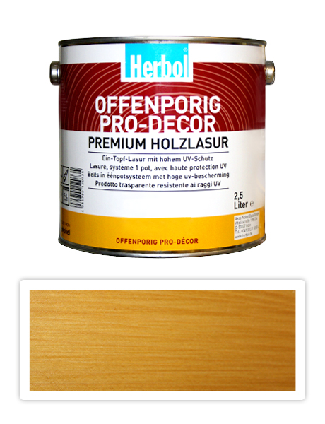 Herbol Offenporig Pro-decor 2.5l světlý dub 1401