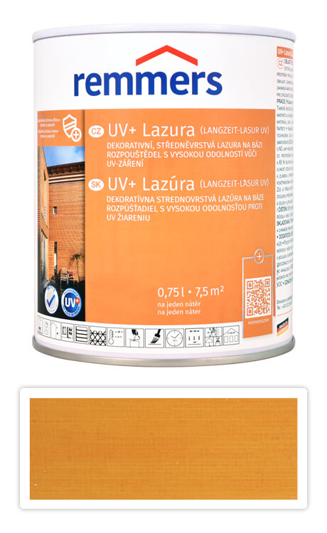 REMMERS UV+ Lazura - dekorativní lazura na dřevo 0.75 l Borovice