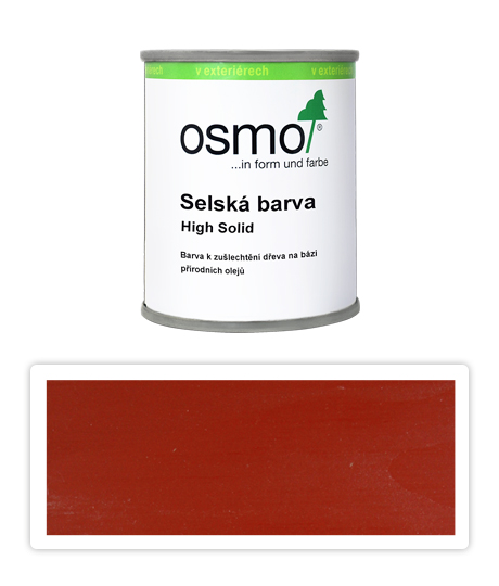 Selská barva OSMO 0.125l Nordicky červená 2308