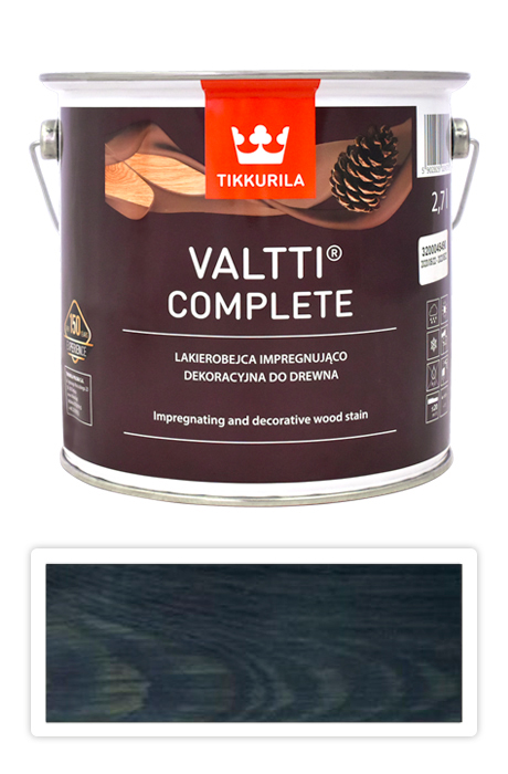 TIKKURILA Valtti Complete - matná tenkovrstvá lazura s ochranou proti UV záření 2.7 l Yö 5086