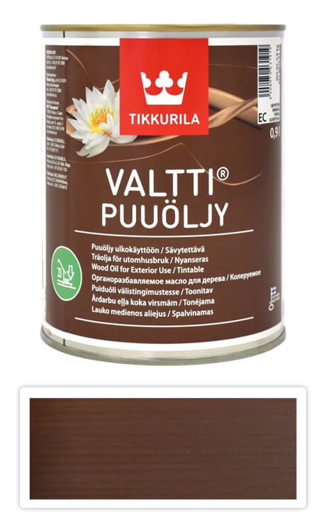 TIKKURILA Valtti wood oil - olej na terasy a nábytek 0.9 l Tatti 5071
