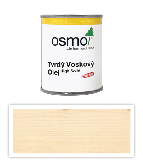 Tvrdý voskový olej OSMO barevný 0.125l Přírodní 3041