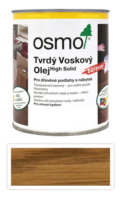 Tvrdý voskový olej OSMO barevný  0