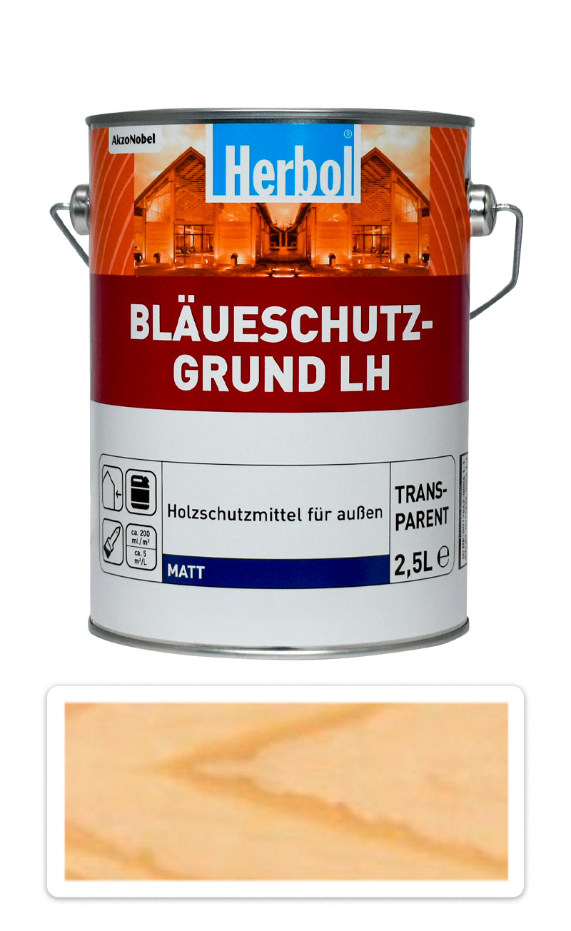 HERBOL Blaueschutz Grund - impregnační nátěr 2.5 l